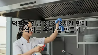 덕포동 긴급 SOS! 💥 3시간 만에 ✨반짝이는 우리 집 만들기🧹